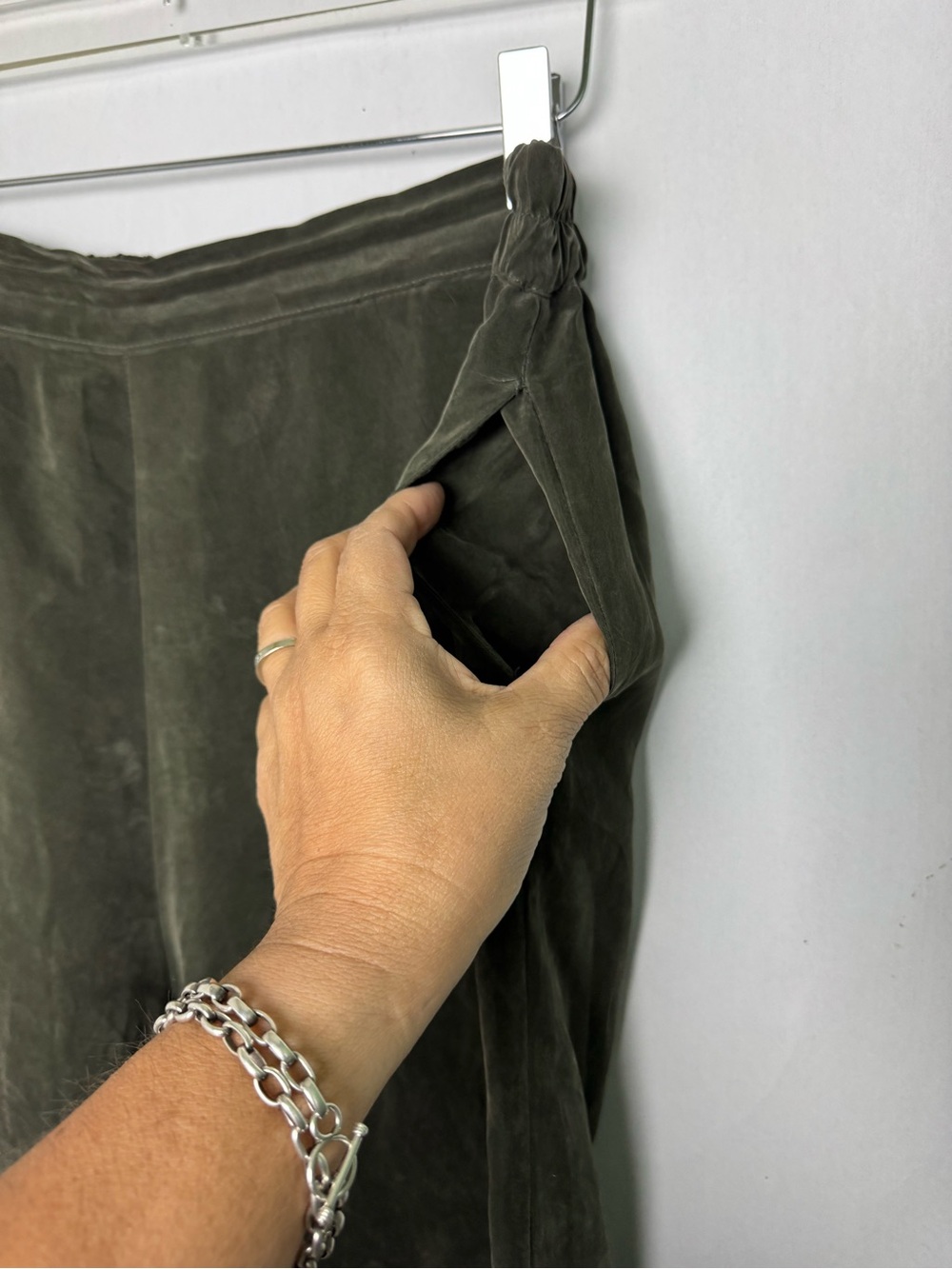 Amour Vert Sol Cottonseed wide leg pants Sz Xl - Picture 3 of 5